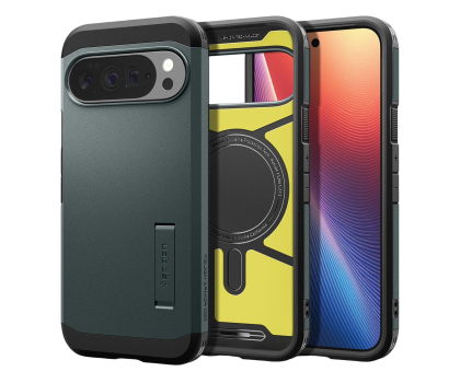 Etui do telefonów Spigen Tough Armor Mag Magsafe Google Pixel 10 Pro Xl Abyss Green